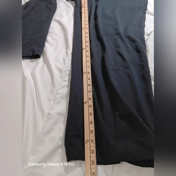 American Eagle Black Pull On Stretch Pants Medium - Picture 6 of 9